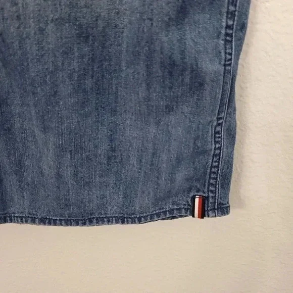Tommy Hilfiger Boys Button Down Jean Shirt - Picture 3 of 11